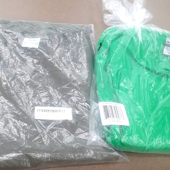 NEW 3 Heavy Cotton MENS T-SHIRTS sz 3XL-4XL LONG Sleeves Green khaki Olive Green - Picture 6 of 11